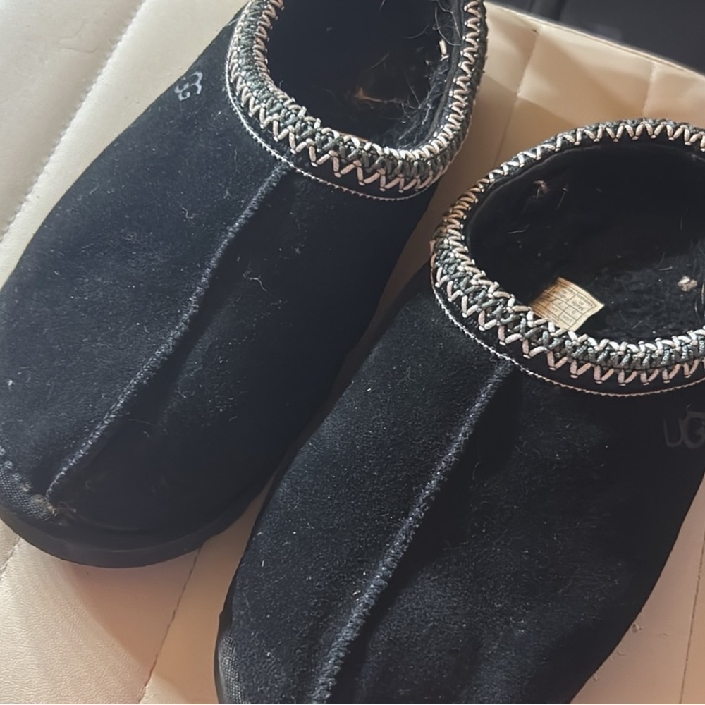 UGG Black Cozy Slippers
